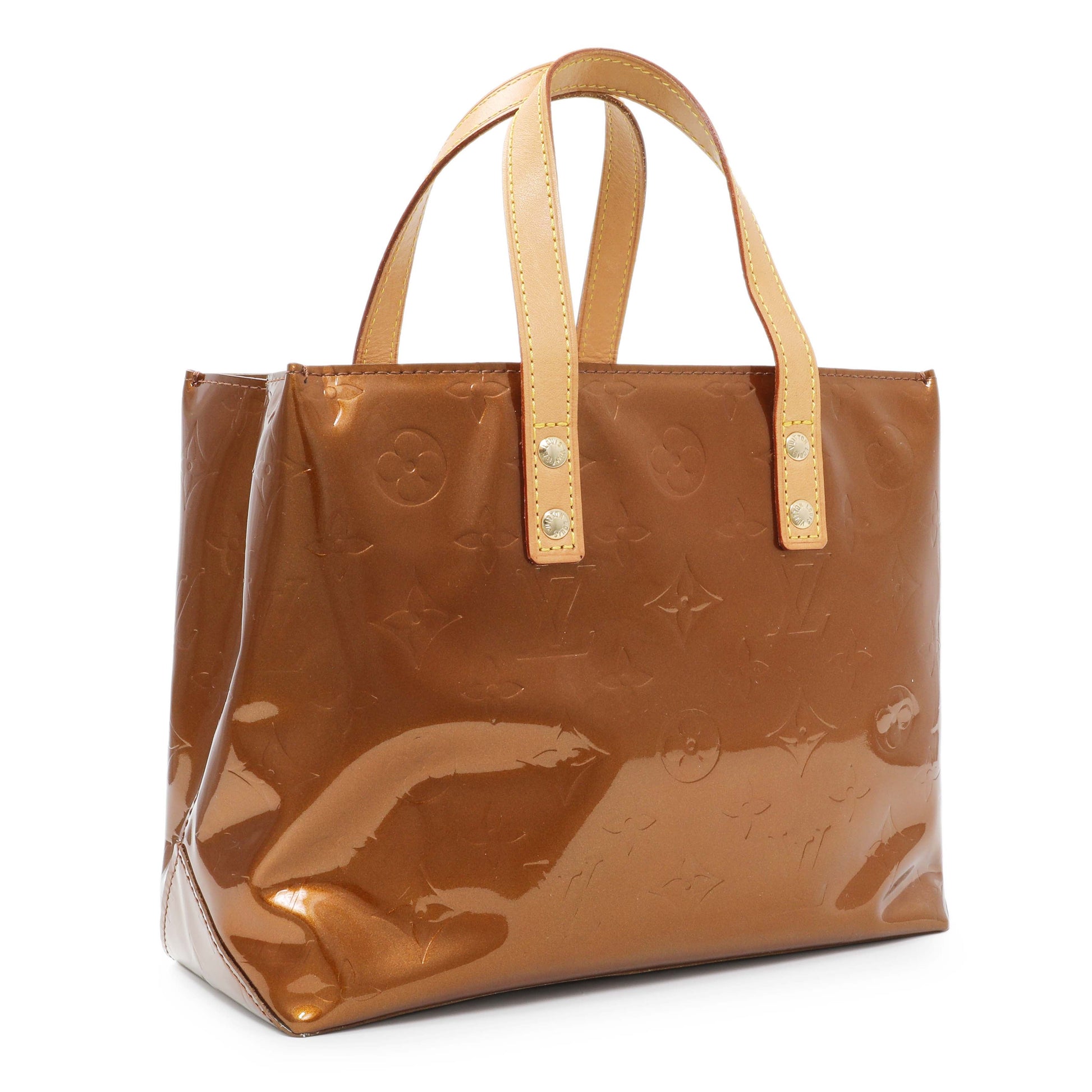 Exclusive Louis Vuitton Bronze Vernis Reade — Side View