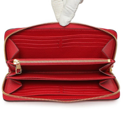 Exclusive Louis Vuitton Cherry Empreinte Zippy Wallet — Top View