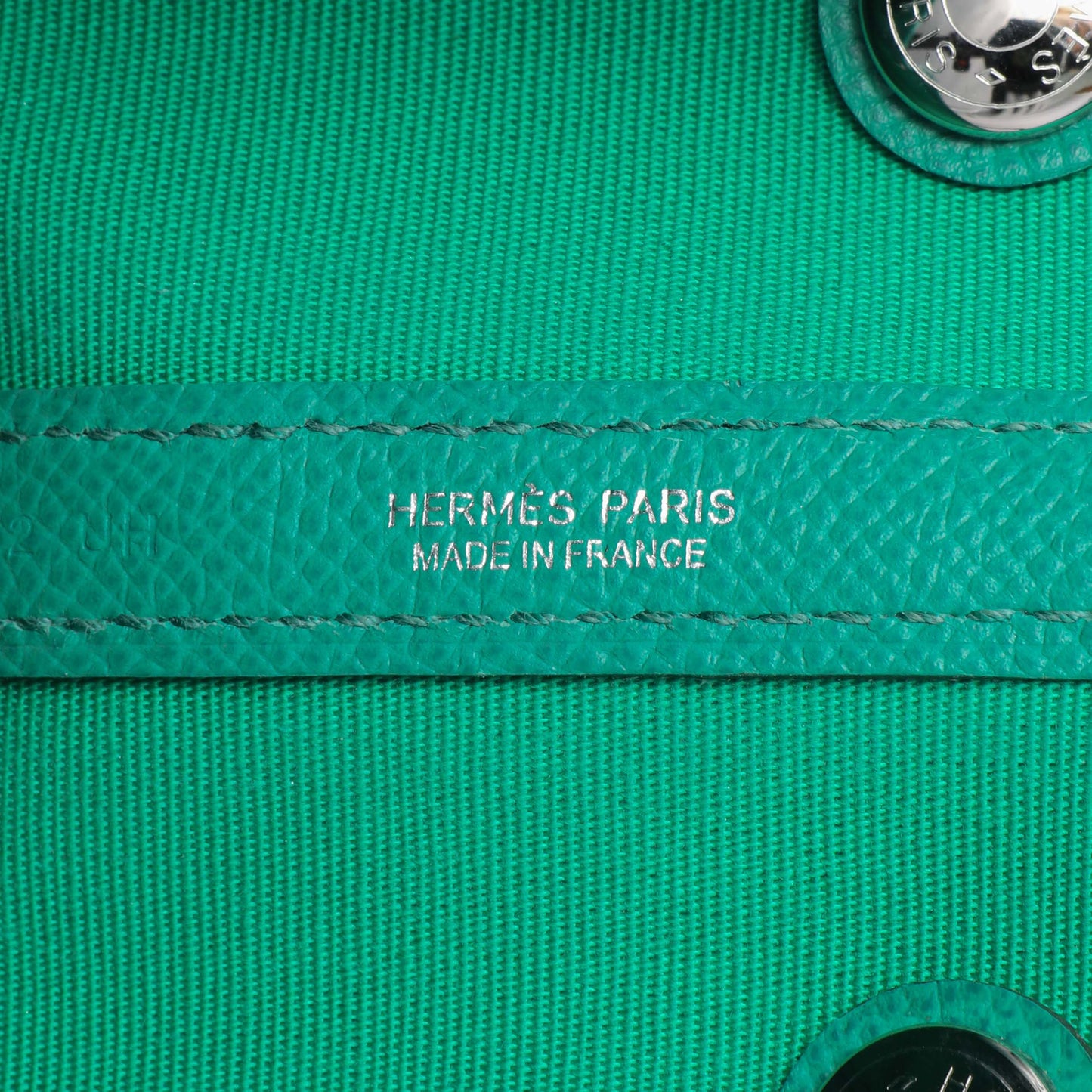 Exclusive Hermes Bleu Azteque Menthe Toile Officier Epsom Garden Party 30 TPM — Alternate View 9