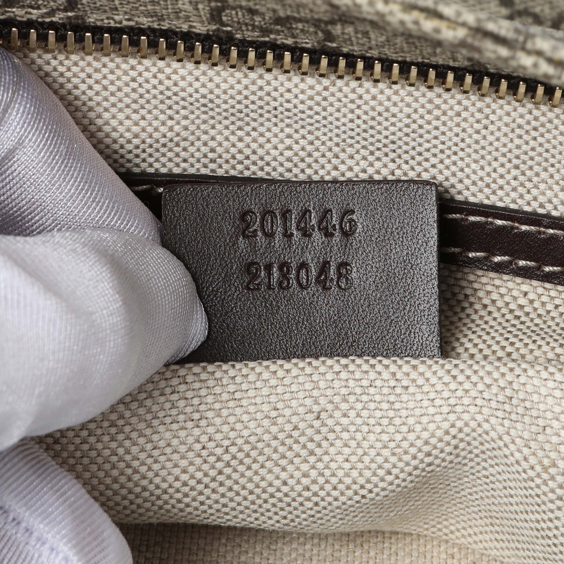 Exclusive Gucci GG Supreme Monogram Medium Flat Messenger Bag — Lifestyle View