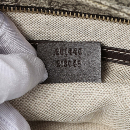Exclusive Gucci GG Supreme Monogram Medium Flat Messenger Bag — Lifestyle View