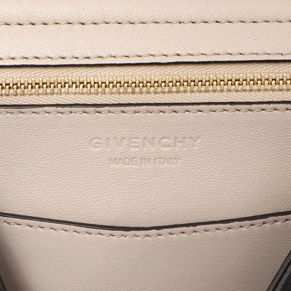 Exclusive Givenchy Storm Grey Calfskin Small Mystic Shoulder Bag — Detail View