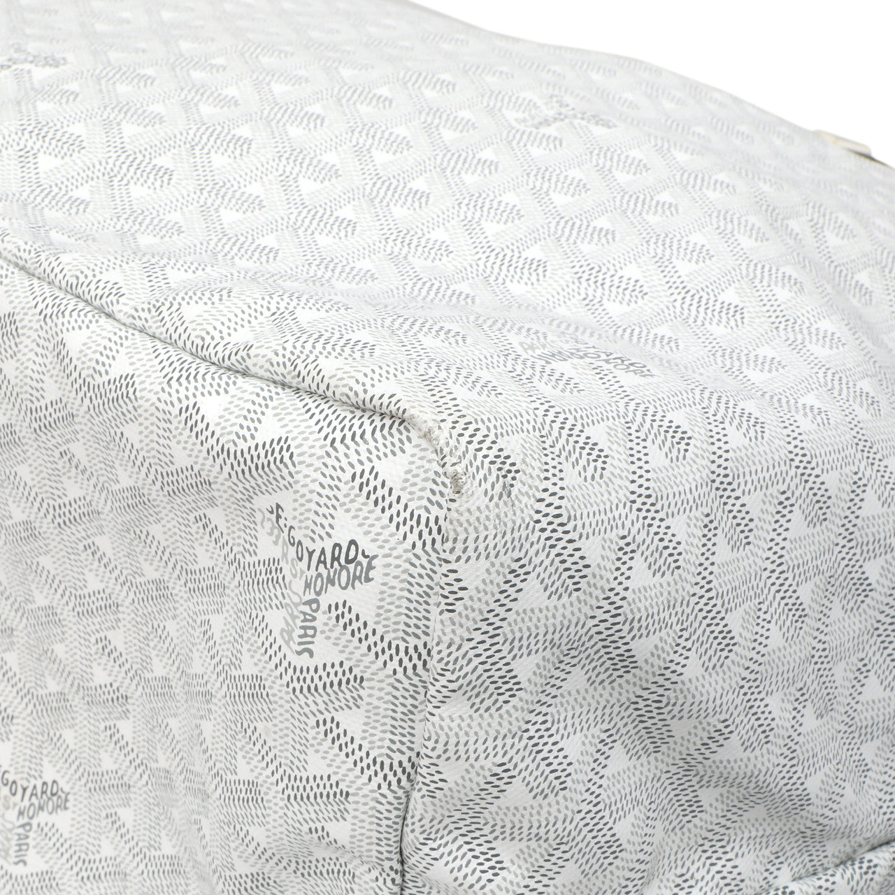 Exclusive Goyard White Goyardine Saint Louis GM — Alternate View 10