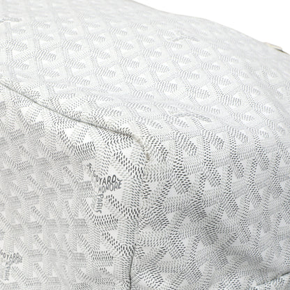 Exclusive Goyard White Goyardine Saint Louis GM — Alternate View 10