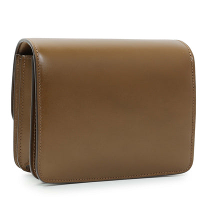Exclusive Celine Camel Box Calfskin Small Classic Box Flap Bag — Side View