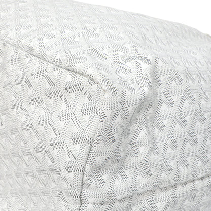 Exclusive Goyard White Goyardine Saint Louis GM — Lifestyle View