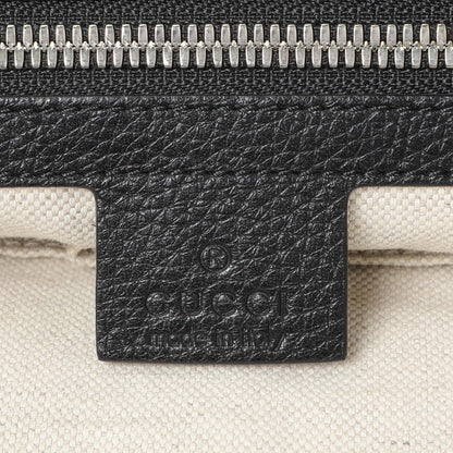 Exclusive Gucci Black Pebbled Calfskin Medium Soho Messenger Bag — Alternate View 9