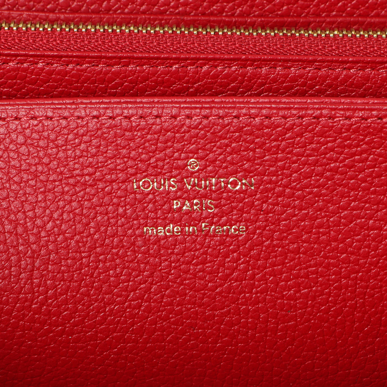 Exclusive Louis Vuitton Cherry Empreinte Zippy Wallet — Detail View