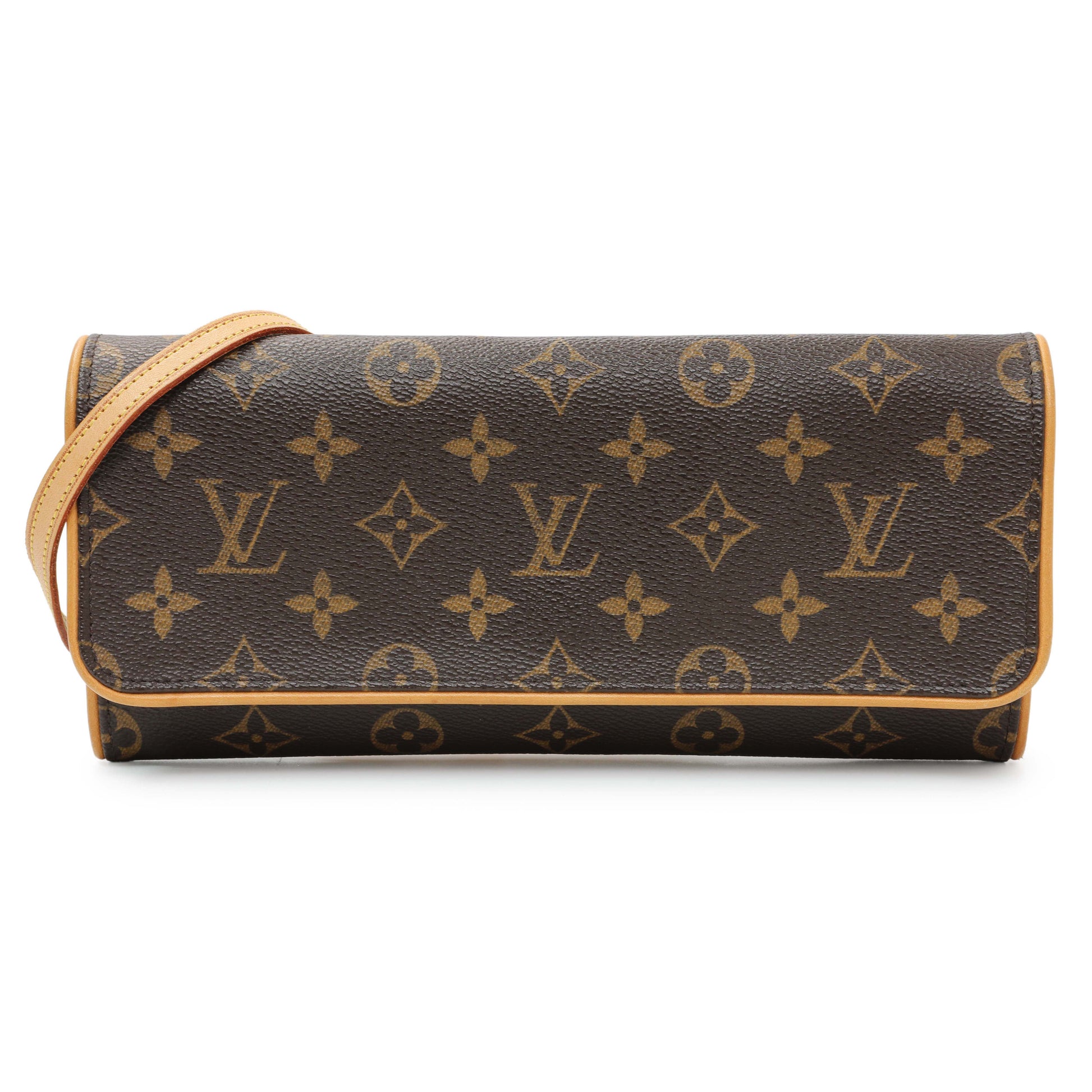 Exclusive Louis Vuitton Monogram Pochette Twin GM — Front View