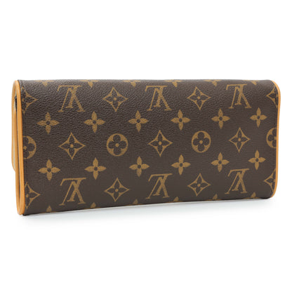 Exclusive Louis Vuitton Monogram Pochette Twin GM — Side View