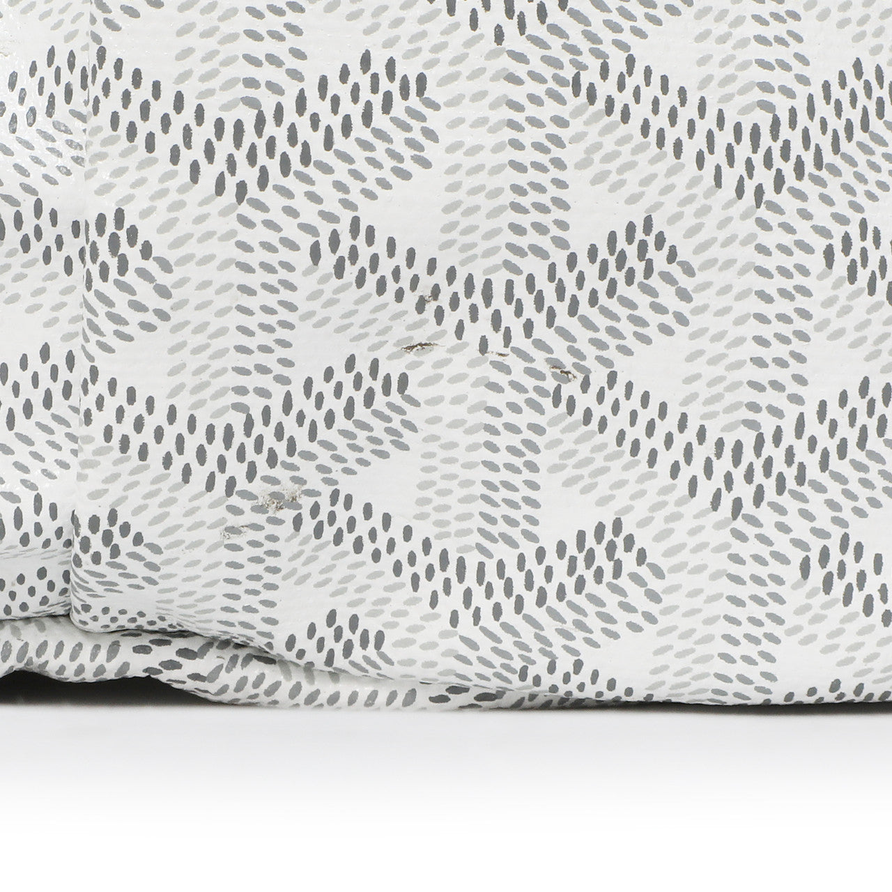 Exclusive Goyard White Goyardine Saint Louis GM — Back View