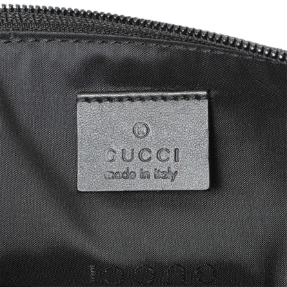 Exclusive Gucci Black Nylon Boat Pochette — Detail View