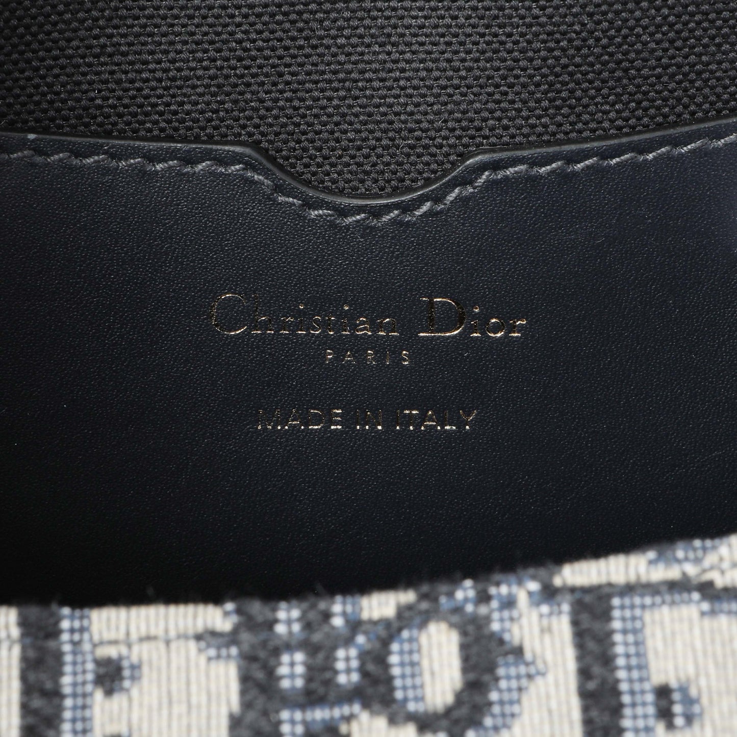 Exclusive Christian Dior Oblique Medium Bobby Flap — Detail View