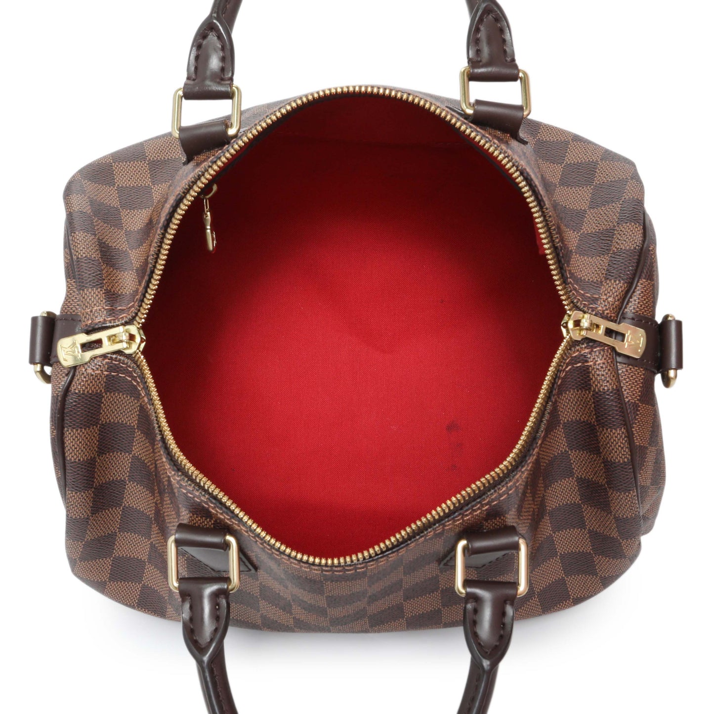 Exclusive Louis Vuitton Damier Ebene Speedy Bandouliere 30 — Alternate View 8