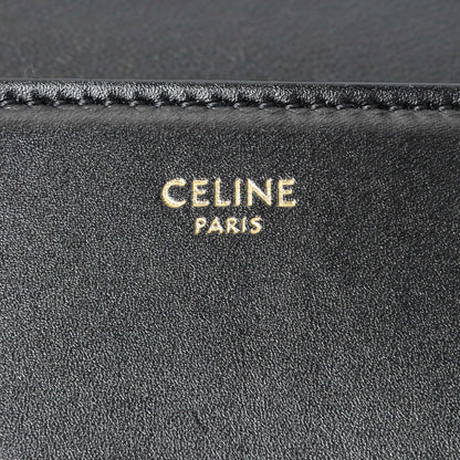 Exclusive Celine Black Calfskin Medium Tassel Bag — Detail View