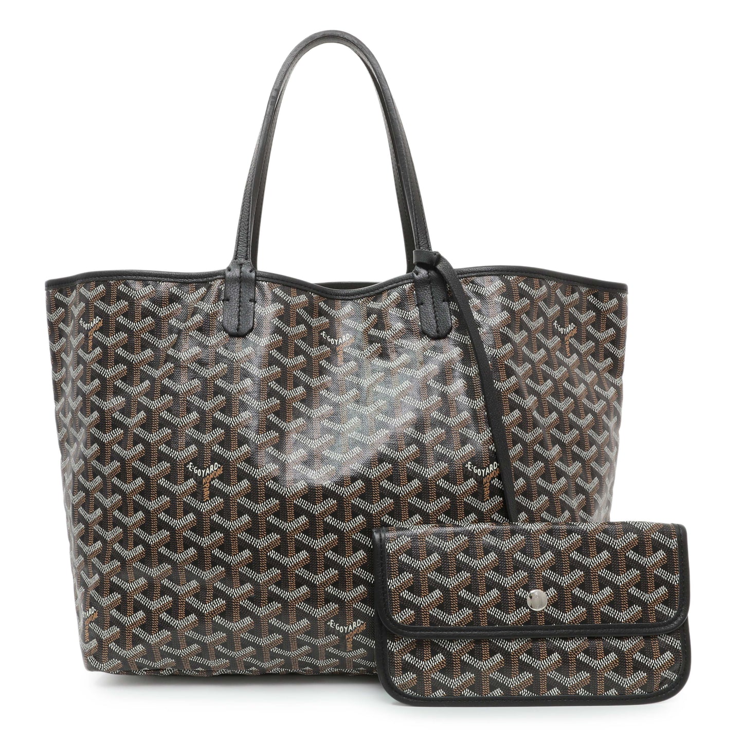 Exclusive Goyard Black Saint Louis Tote PM — Front View