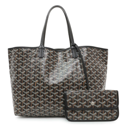 Exclusive Goyard Black Saint Louis Tote PM — Front View