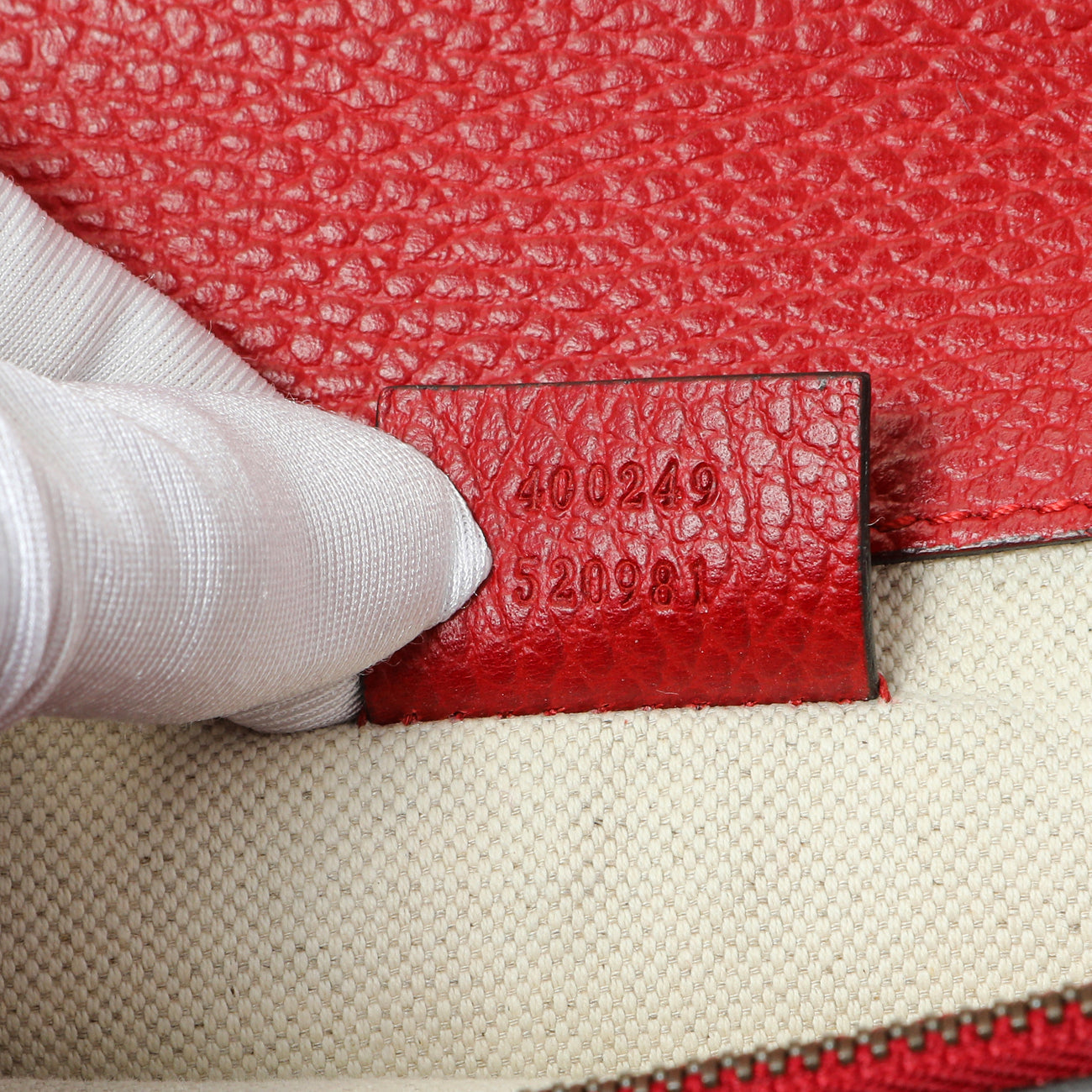Exclusive Gucci Red Calfskin Small Dionysus Shoulder Bag — Lifestyle View