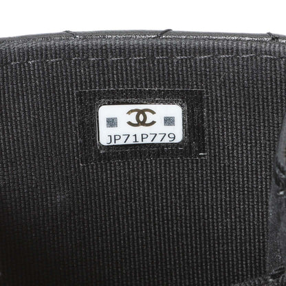 Exclusive Chanel Black Lambskin Quilted Mini Acccordion Clutch With Chain — Alternate View 7