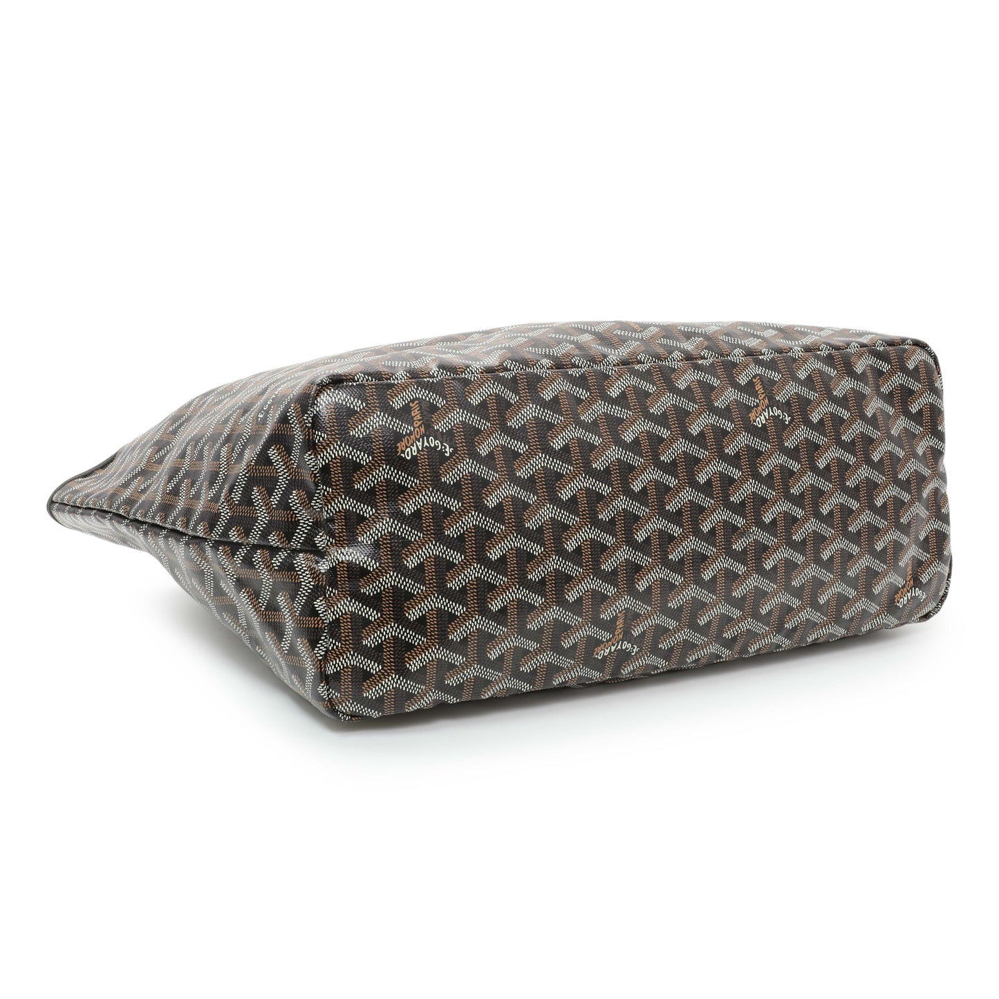 Exclusive Goyard Black Saint Louis Tote PM — Back View