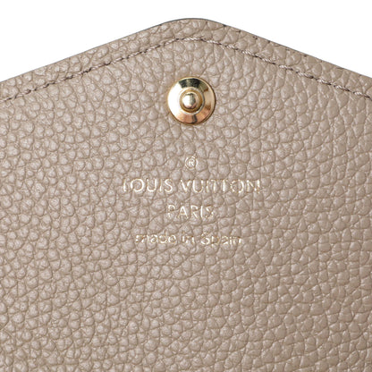 Exclusive Louis Vuitton Tourterelle Empreinte Sarah Wallet — Alternate View 9