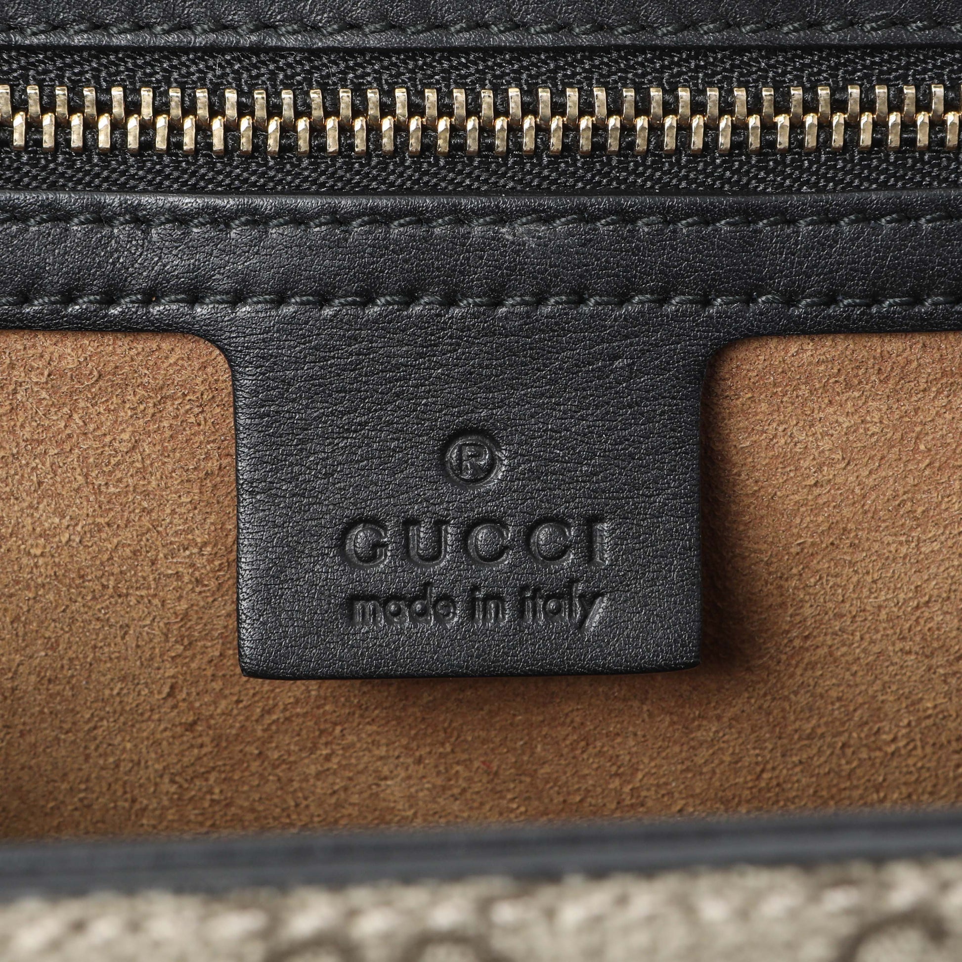 Exclusive Gucci GG Supreme Calfskin Medium Padlock Shoulder Bag — Alternate View 9