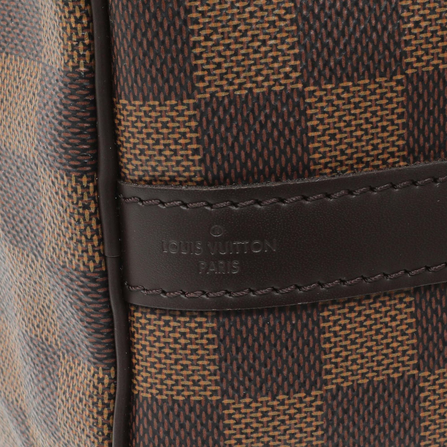 Exclusive Louis Vuitton Damier Ebene Speedy Bandouliere 30 — Alternate View 9