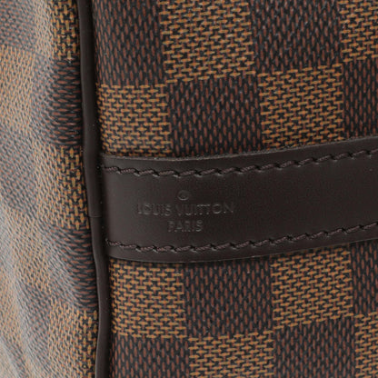 Exclusive Louis Vuitton Damier Ebene Speedy Bandouliere 30 — Alternate View 9