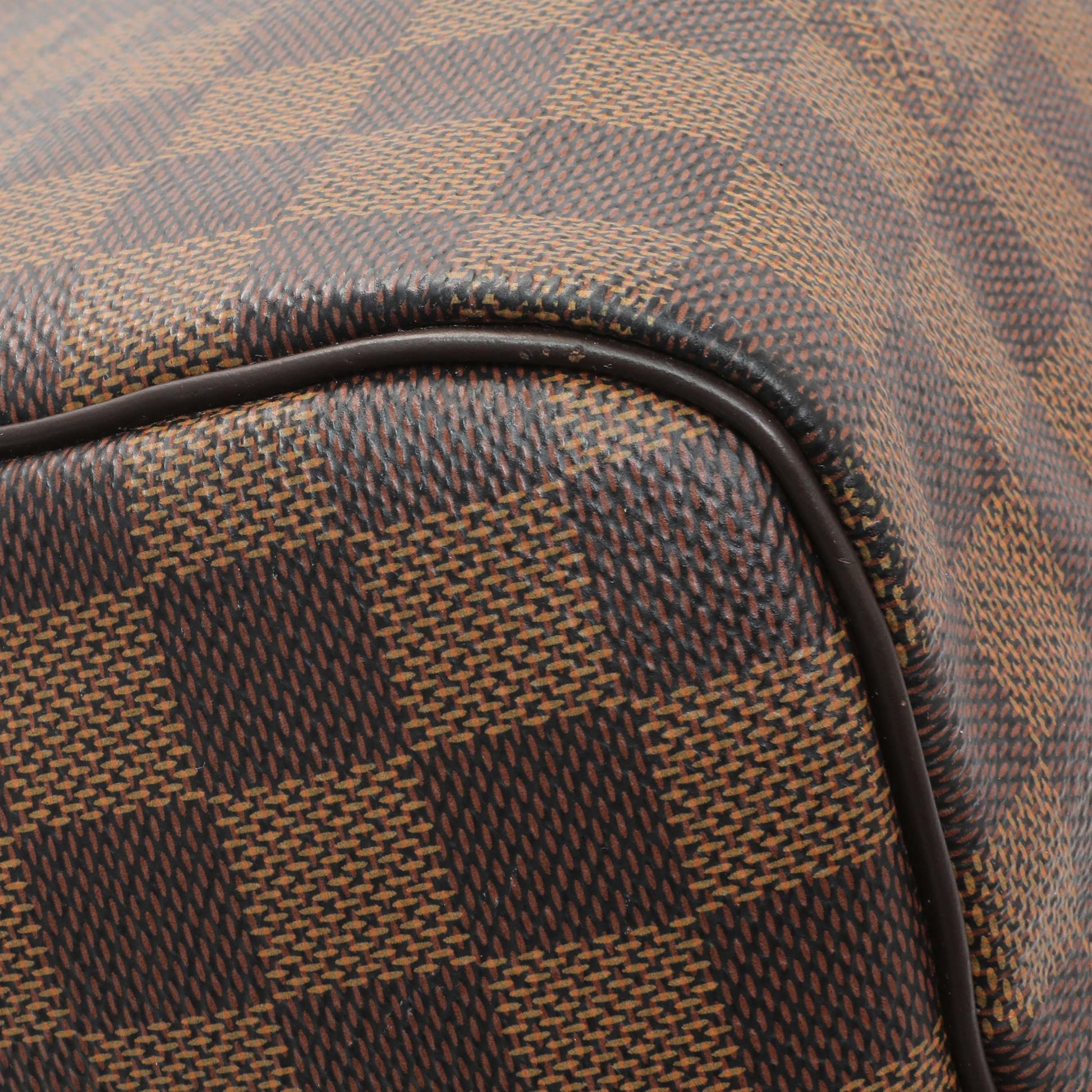 Exclusive Louis Vuitton Damier Ebene Speedy Bandouliere 30 — Top View