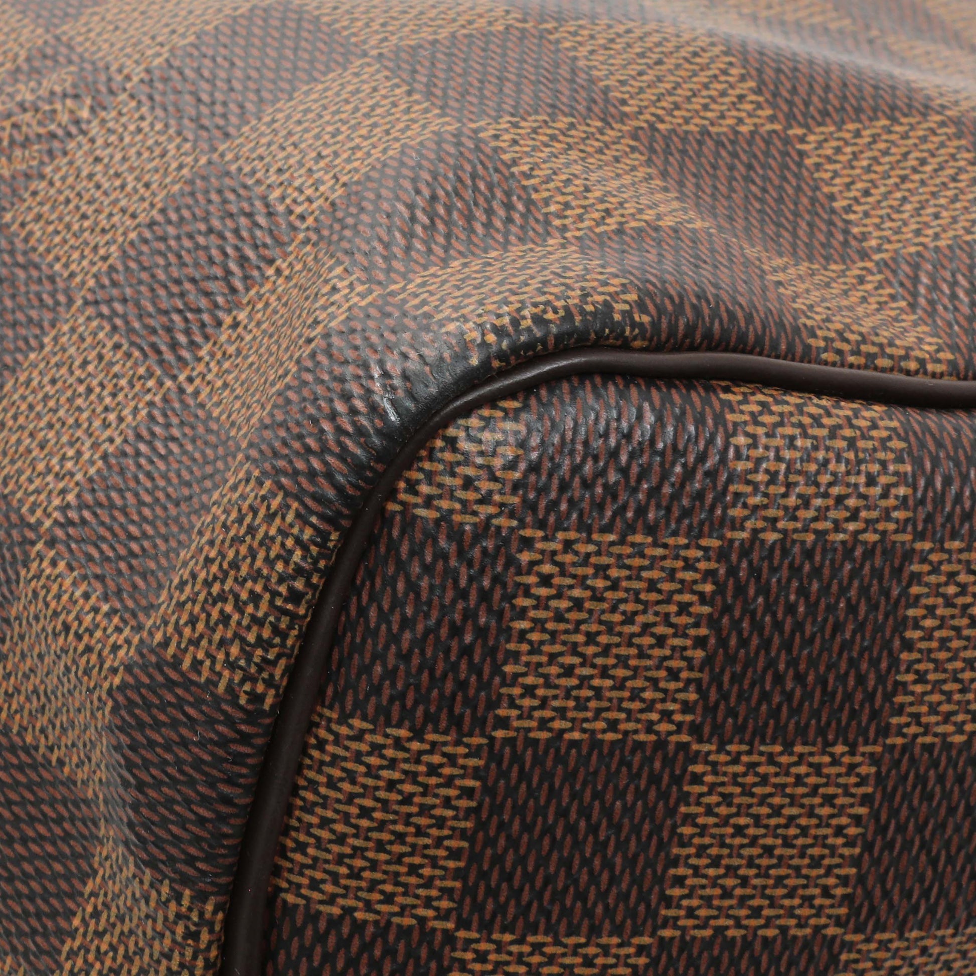 Exclusive Louis Vuitton Damier Ebene Speedy Bandouliere 30 — Detail View