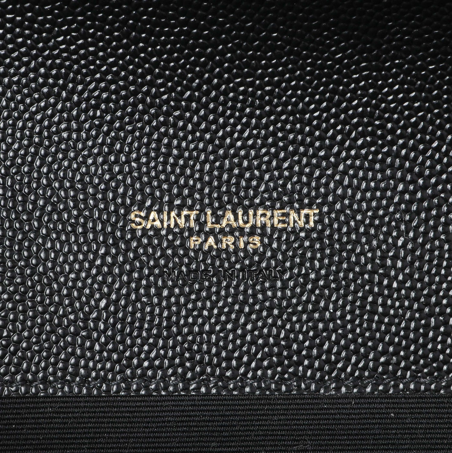 Exclusive Saint Laurent Grain De Poudre Matelasse Chevron Monogram Envelope Clutch — Detail View