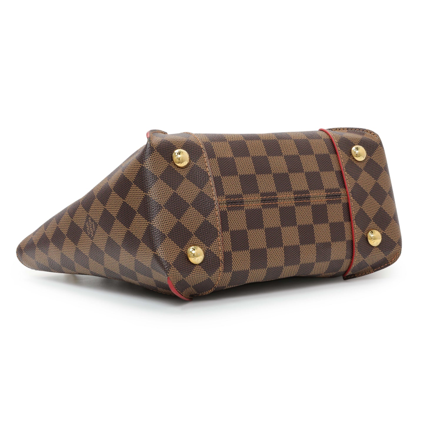 Exclusive Louis Vuitton Cherry Damier Ebene Caissa Tote PM — Back View