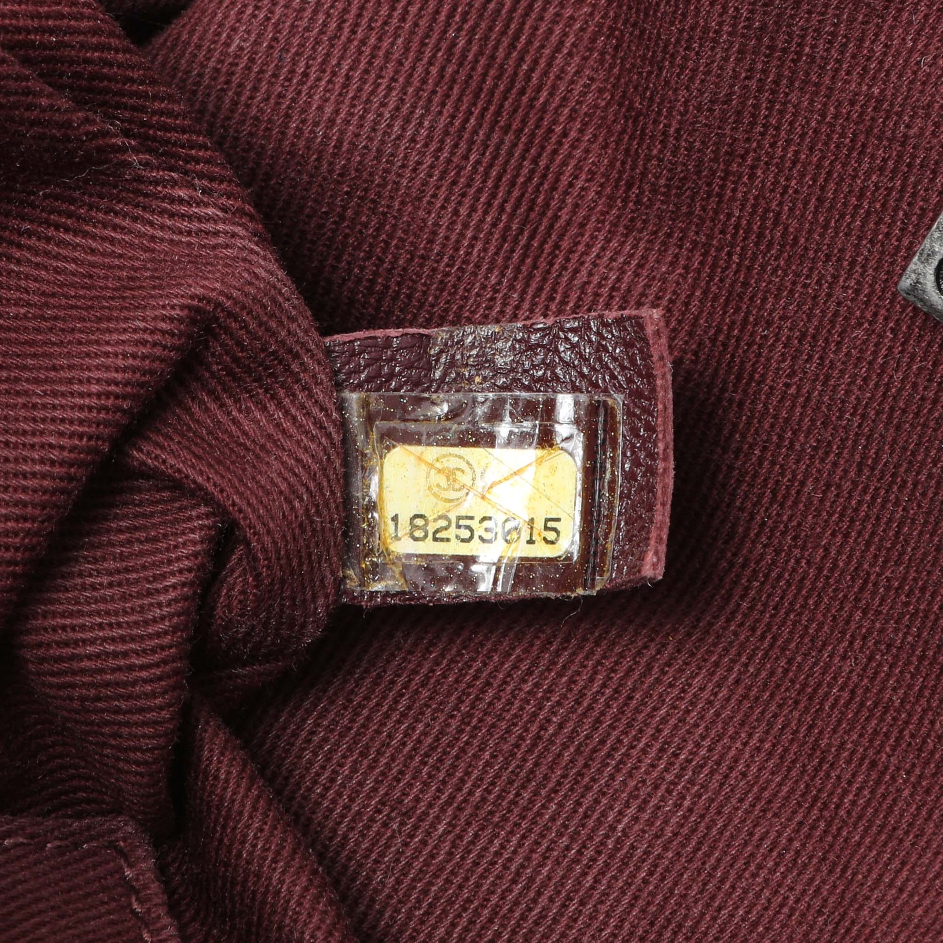 Exclusive Chanel Burgundy Aged Calfskin Portobello Flap — Lifestyle View
