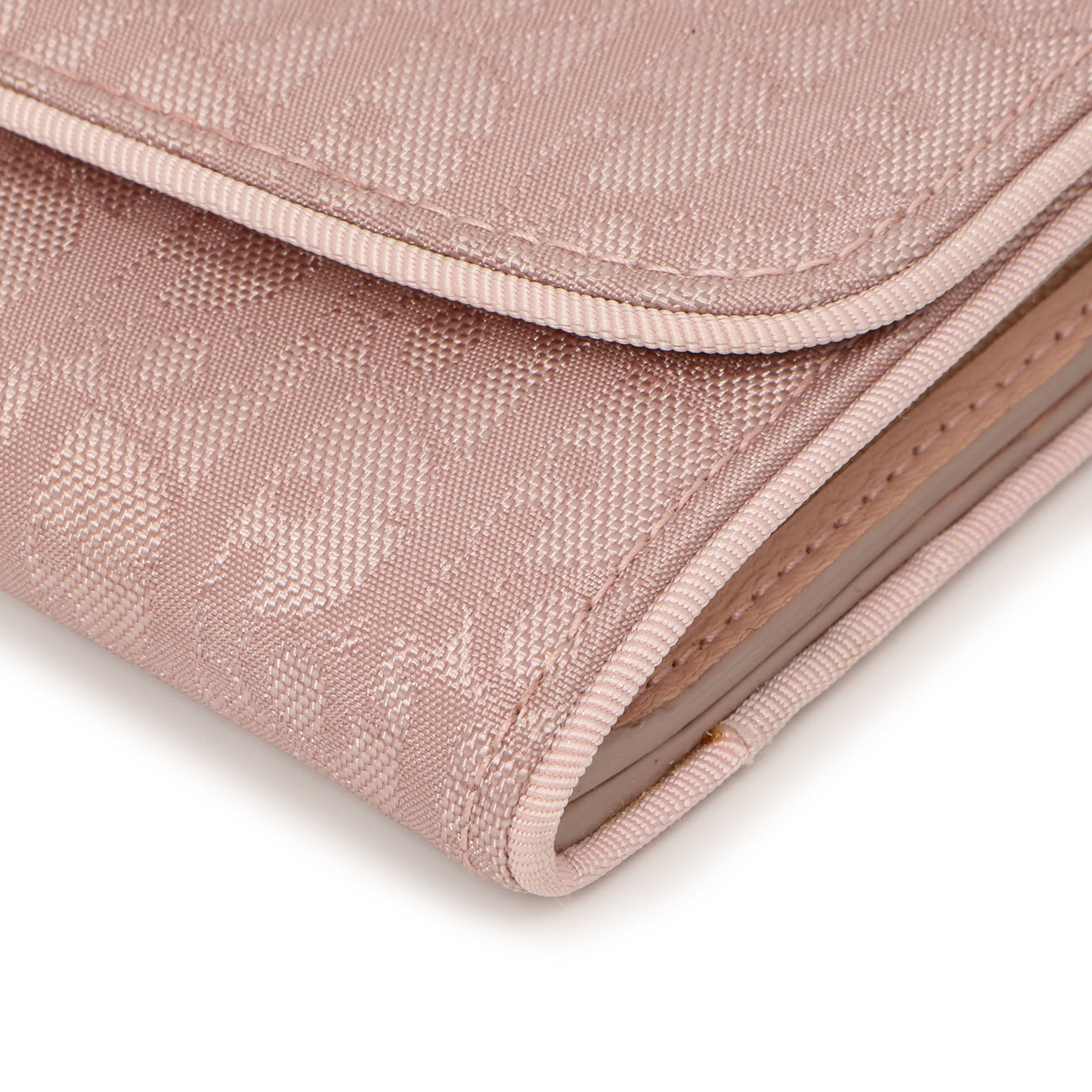Exclusive Christian Dior Pink Monogram Chain Wallet — Detail View
