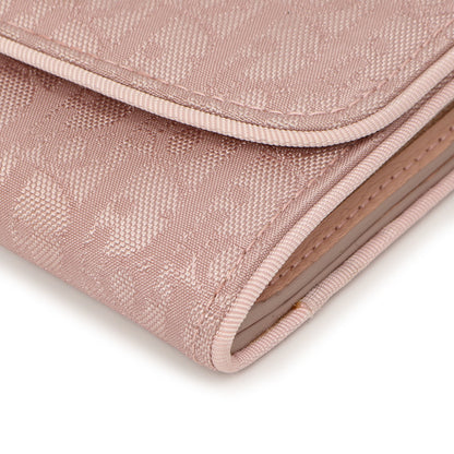 Exclusive Christian Dior Pink Monogram Chain Wallet — Detail View