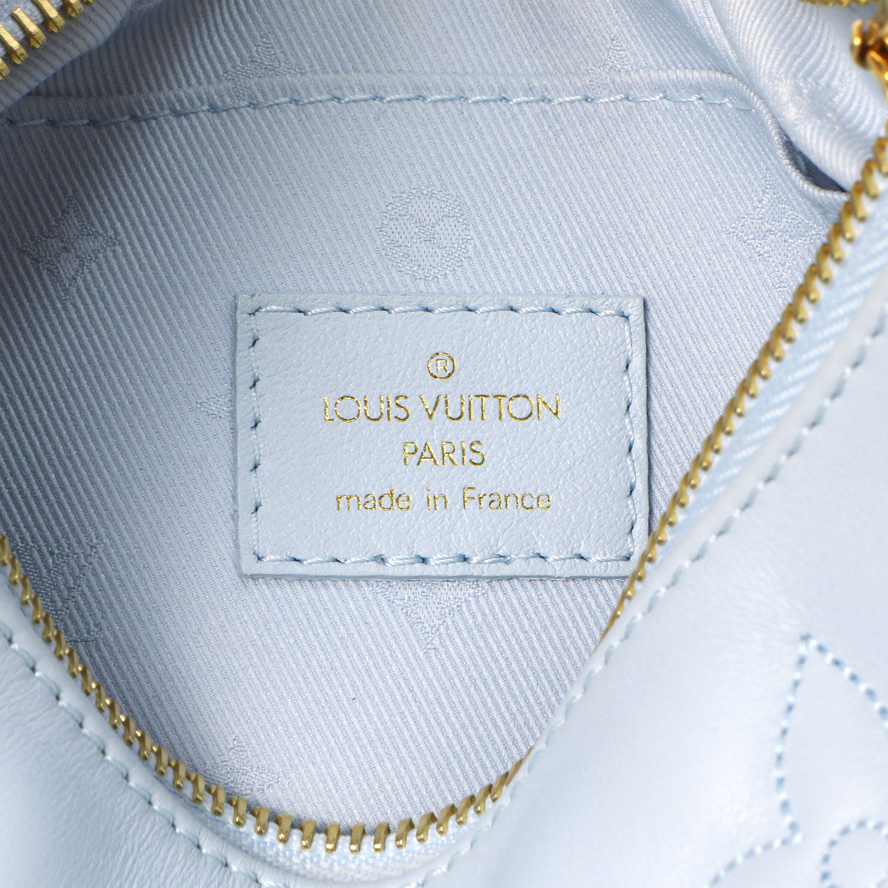 Exclusive Louis Vuitton Blue Glacier Calfskin Over The Moon — Detail View