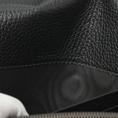 Exclusive Gucci Black Calfskin GG Marmont Chain Wallet — Alternate View 10