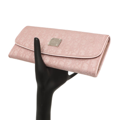 Exclusive Christian Dior Pink Monogram Chain Wallet — Alternate View 12