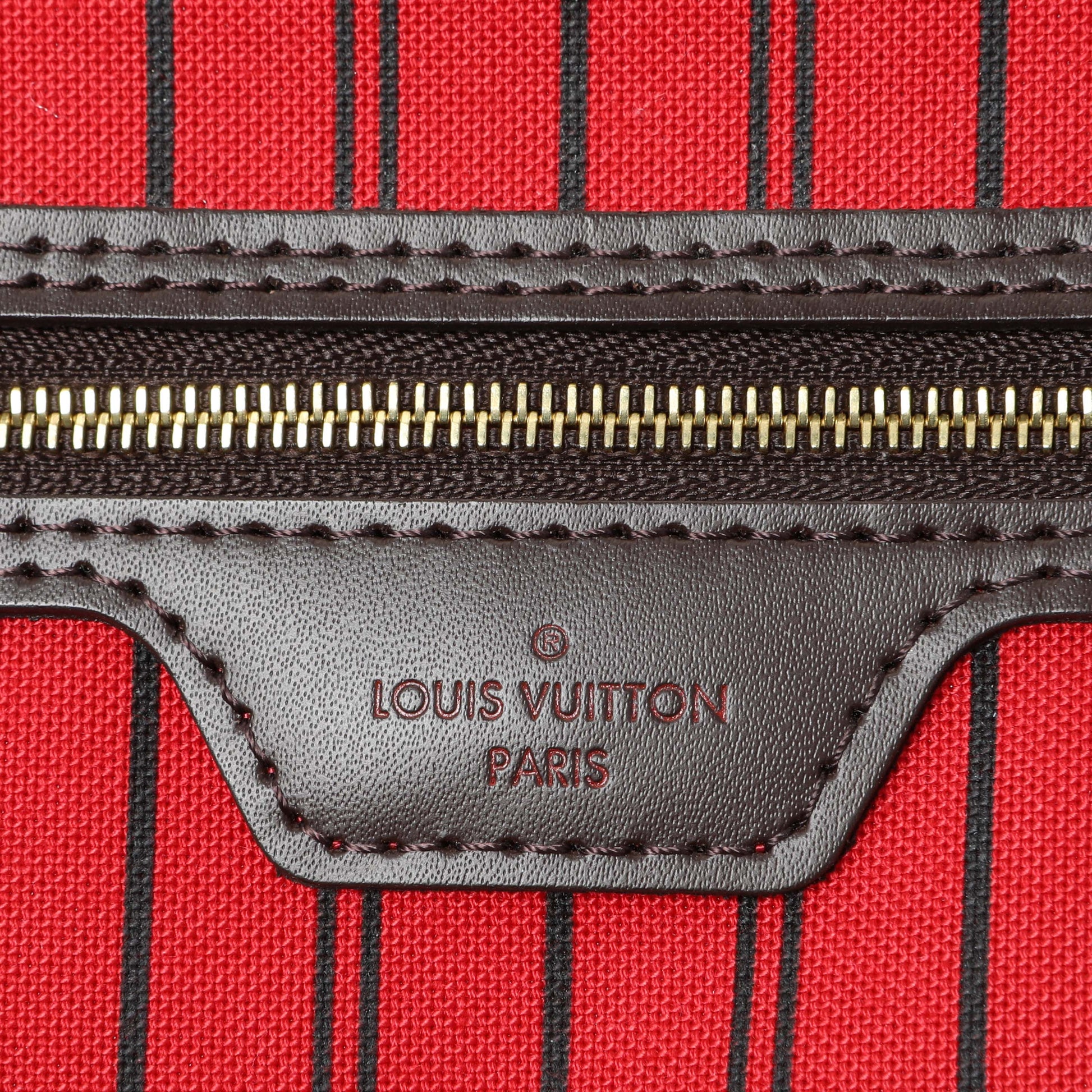 Exclusive Louis Vuitton Damier Ebene Neverfull MM — Alternate View 10