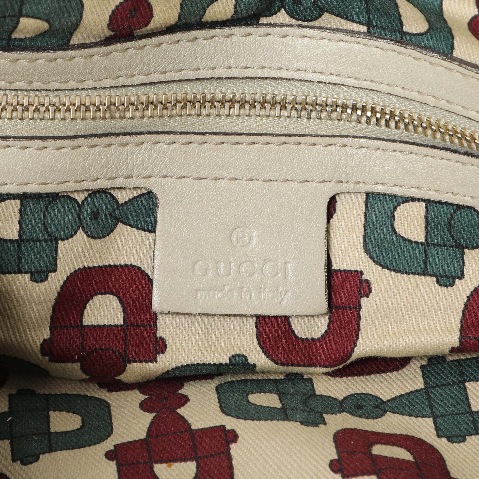 Exclusive Gucci Guccissima Cream Hysteria Handbag — Alternate View 9