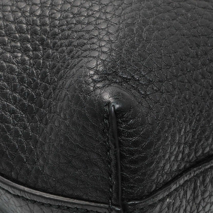 Exclusive Gucci Black Pebbled Calfskin Medium Soho Messenger Bag — Lifestyle View