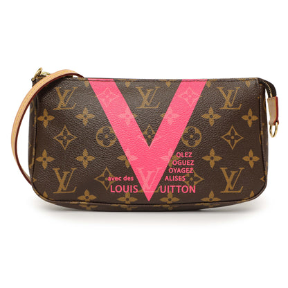 Exclusive Louis Vuitton Monogram Grenade V Pochette Accessories — Front View