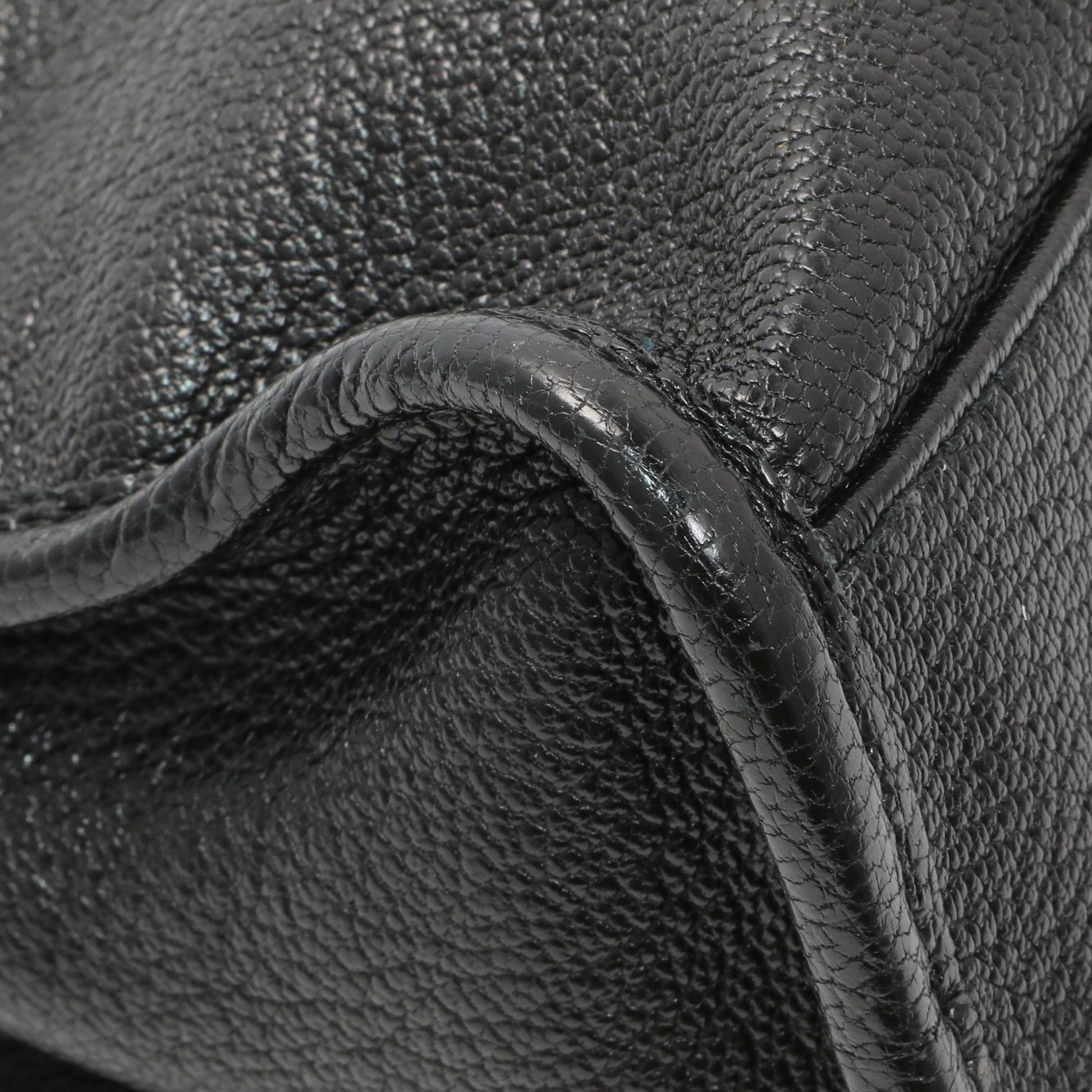 Exclusive Balenciaga Black Chevre Metallic Edge Mini City — Lifestyle View