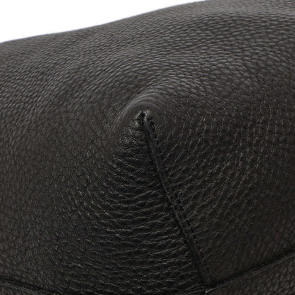 Exclusive Mansur Gavriel Black Tumbled Calfskin Bucket Bag — Lifestyle View