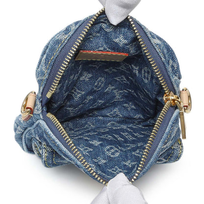 Exclusive Louis Vuitton Denim Fairfax Pochette — Top View