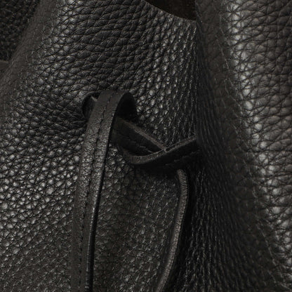 Exclusive Mansur Gavriel Black Tumbled Calfskin Bucket Bag — Alternate View 8