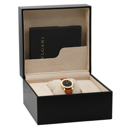 Exclusive Bulgari 18K Yellow Gold 23mm Quartz Watch BB 23 GL — Back View