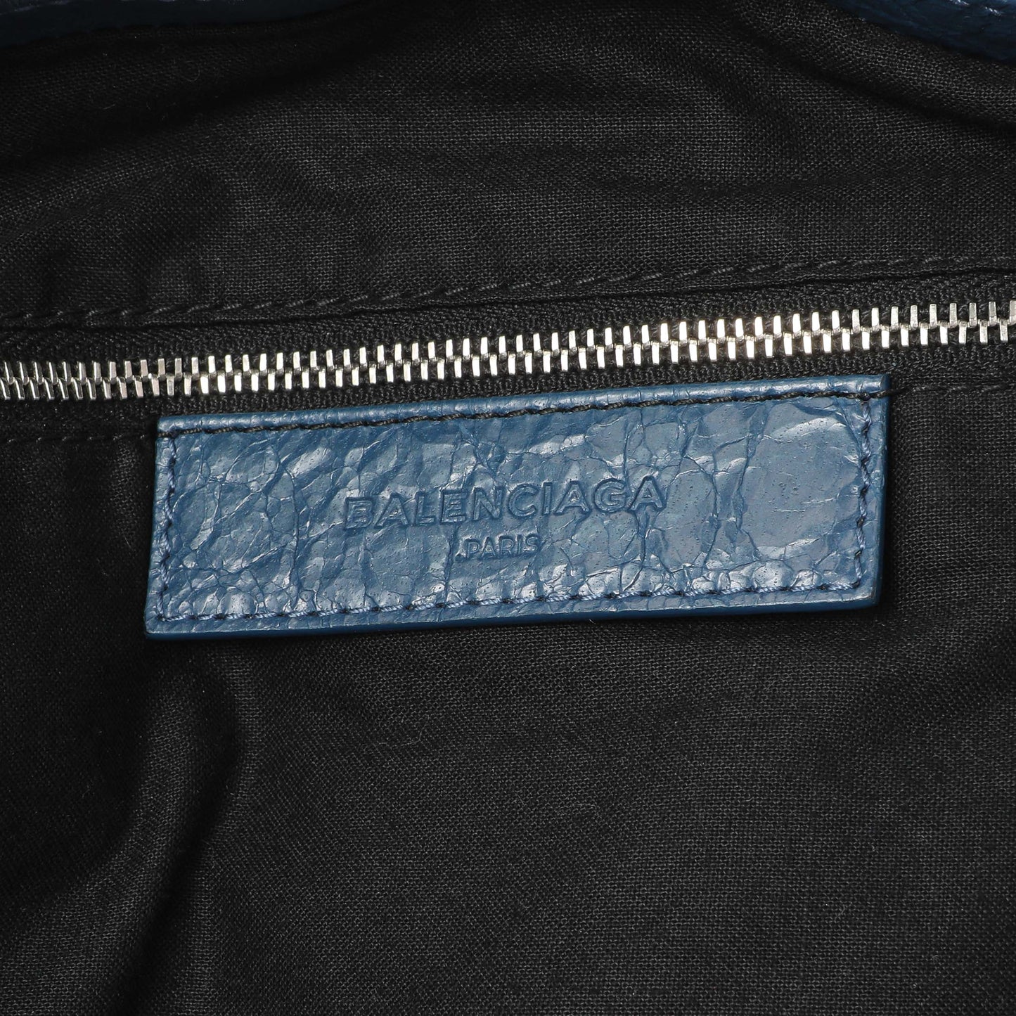Exclusive Balenciaga Bleu Profond Lambskin Classic Hardware XL City — Alternate View 9