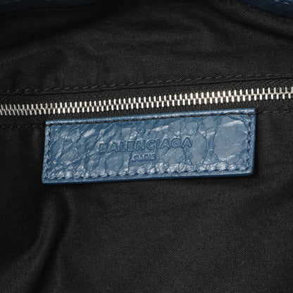Exclusive Balenciaga Bleu Profond Lambskin Classic Hardware XL City — Alternate View 9