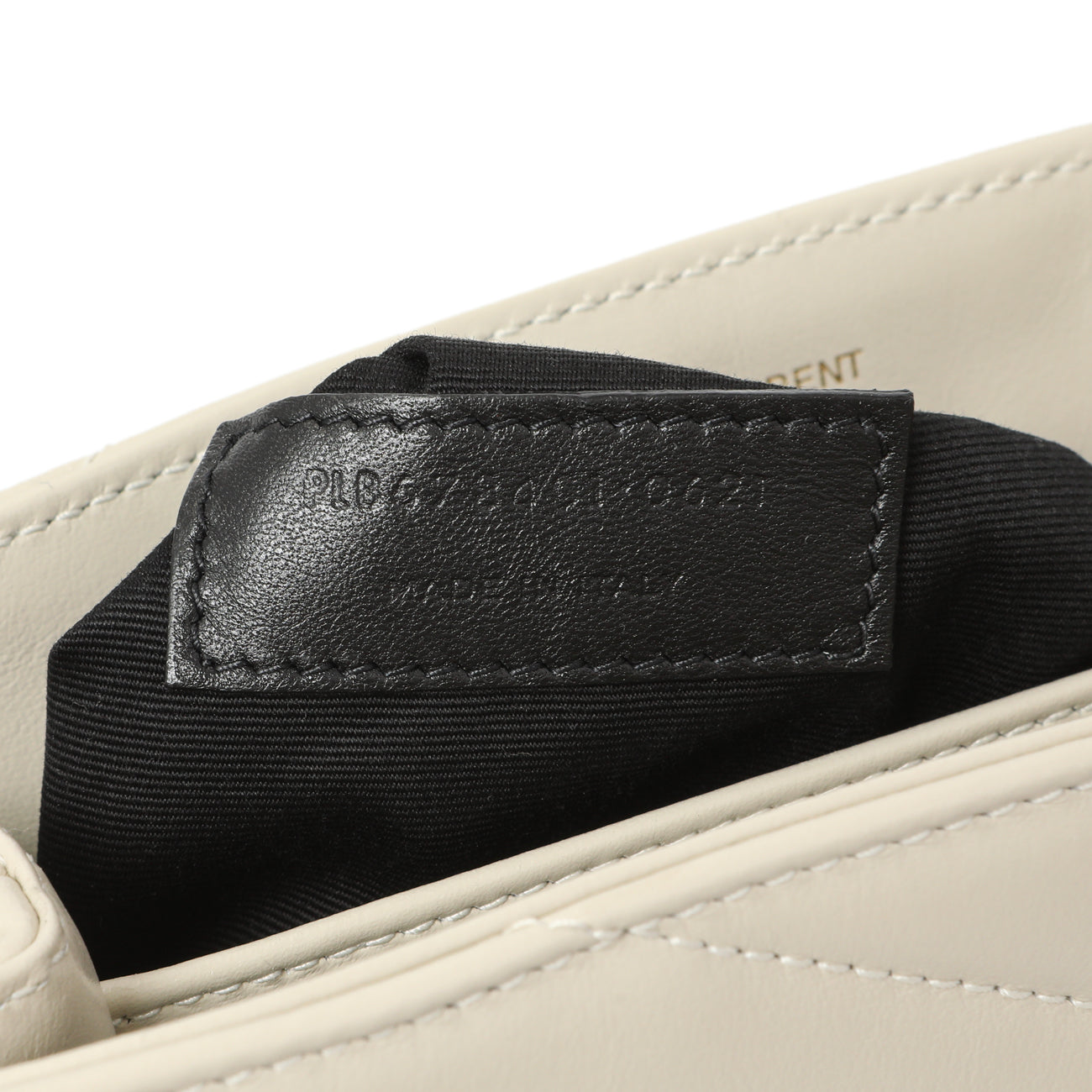 Exclusive Saint Laurent Ivory Calfskin Monogram Toy Loulou Crossbody — Alternate View 10